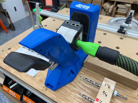 Quick Connect Dust Port for a Kreg 720 Pocket Hole Jig | Connects to Festool CLEANTEC 27mm Twist Lock