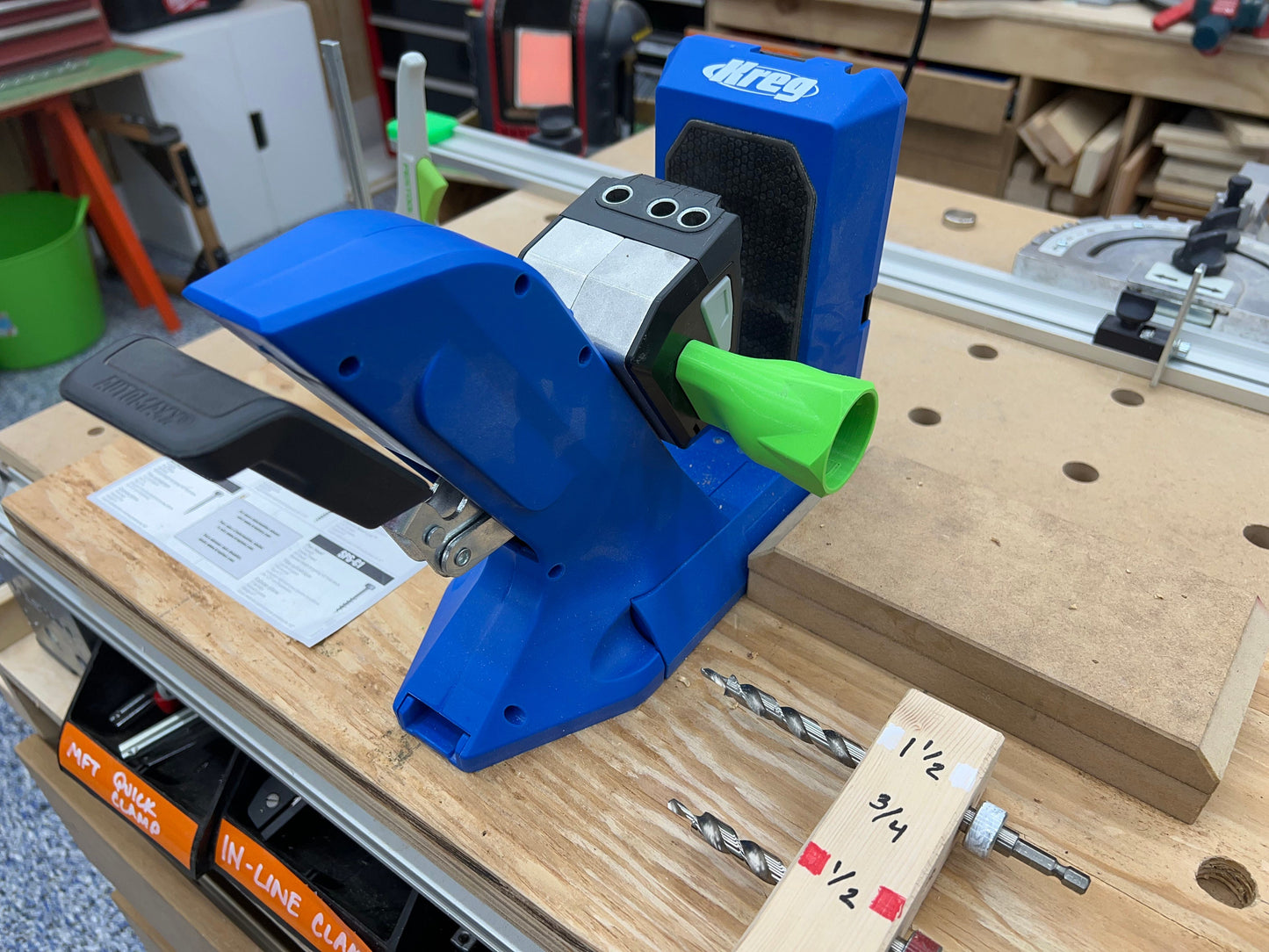 Quick Connect Dust Port for a Kreg 720 Pocket Hole Jig | Connects to Festool CLEANTEC 27mm Twist Lock
