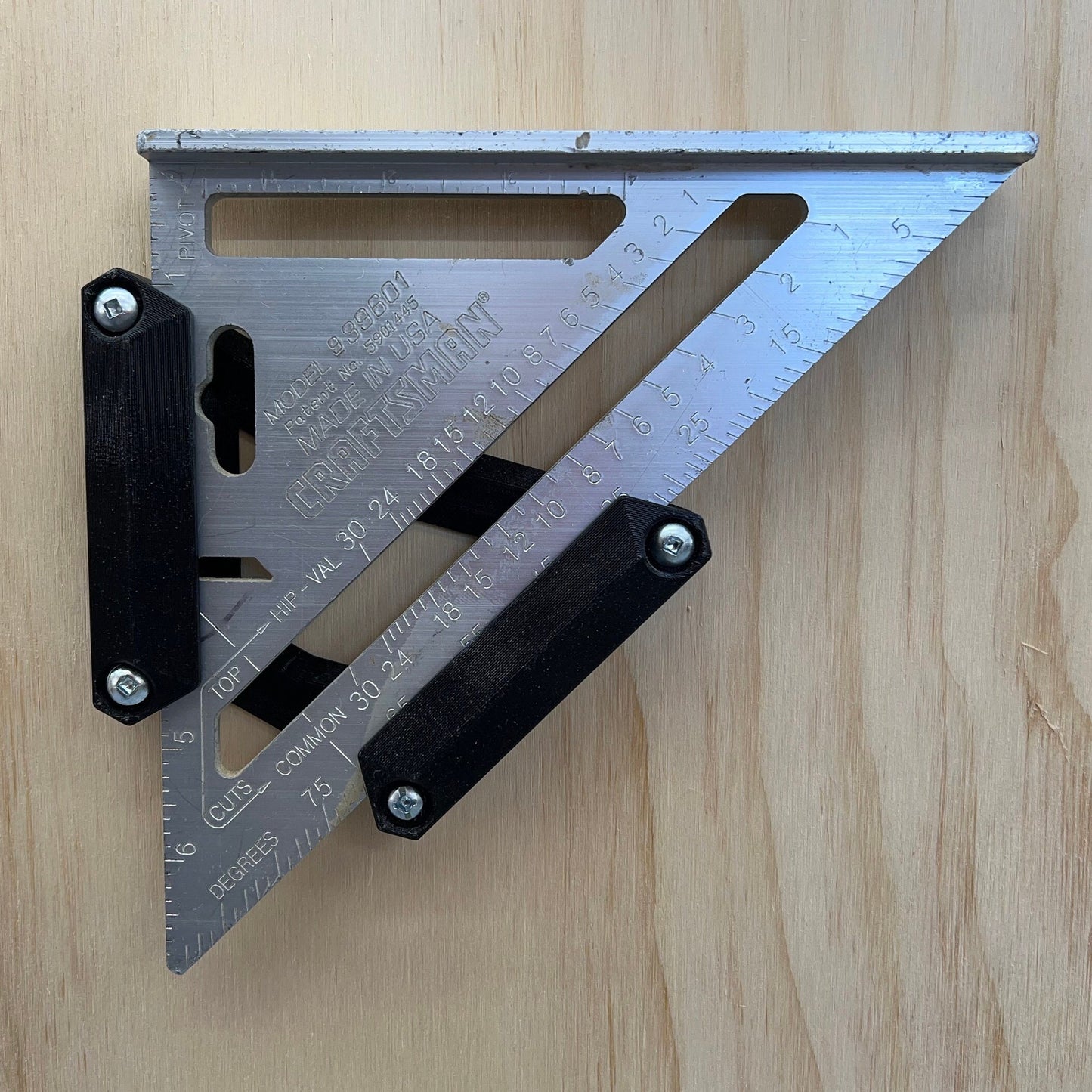Quick Access Universal Speed Square Holder - Wall Mounted